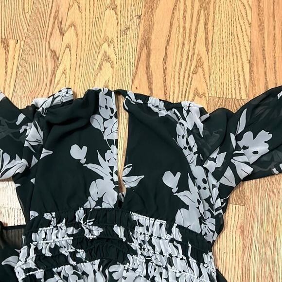 EVA MENDES FLORAL DRESS‎ SIZE M - Picture 6 of 8